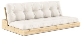 Krémszínű kinyitható kanapé 196 cm Base – Karup Design