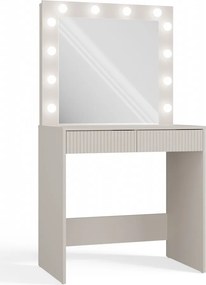 Marina 2S SLIM fésülködő asztal, 81x80x50 cm, kasmír