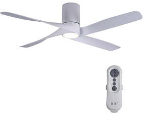 Lucci air Lucci air 213350 - LED Dimmelhető ventilátor RIVIERA 1xGX53/12W/230V fehér + távirányító FAN00255