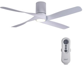 Lucci air 213350 - LED Dimmelhető ventilátor RIVIERA 1xGX53/12W/230V fehér + távirányító