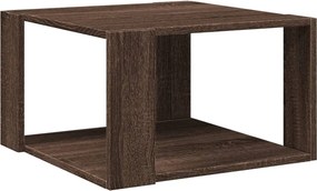 vidaXL barna tölgy színű szerelt fa dohányzóasztal 51,5x51,5x30 cm