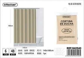 Elegáns Zuhanyfüggöny 140x180 cm