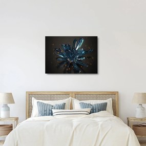Kristály kép (üvegen) (70x50 cm)