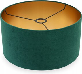 Modern Arany Velúr Lámpaernyő 35 cm