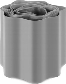 Kerti Gyepszegély Hullámos Világosszürke 9m 10cm Paliszád Kerítés