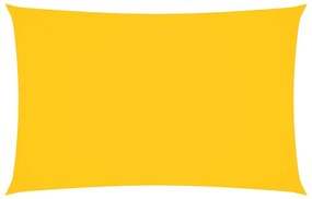 sárga téglalap alakú oxford-szövet napvitorla 2 x 5 m