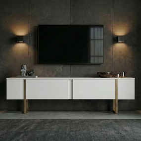 Onera - fehér/arany TV-állvány