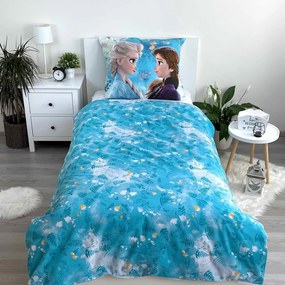 Egyszemélyes pamut gyerek ágyneműhuzat 140x200 cm Frozen – Jerry Fabrics