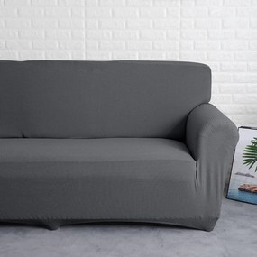 KanapéHuzat (enyhén vízlep., 4 személyes, sötétszürke)