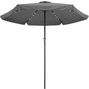 Kingsleeve® LED napernyő Athens Ø 330 cm - antracit