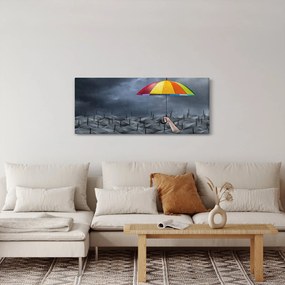 Kép - Esernyők (120x50 cm)