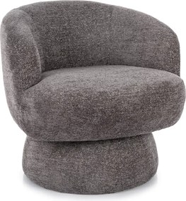 Forgó design fotel COSMIC RAVEN, szürke
