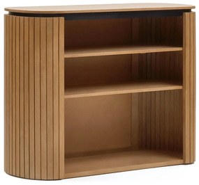 Természetes színű mangófa könyvespolc 120x90 cm Licia - Kave Home