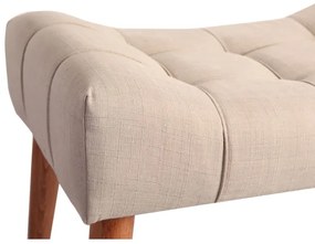 Puff LUMI 40x58 cm krémszínű