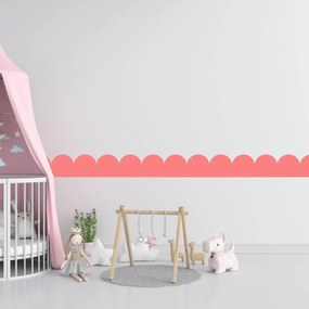 PIPPER. Textil öntapadó tapéta - Mini Ív - Rózsaszín szín Szín: Sötét