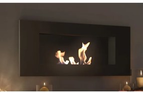 DELTA2/CZARNY/TUV - Beépíthető BIO DELTA2 kandalló 40x90 cm 2kW fekete