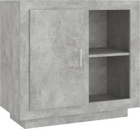 vidaXL betonszürke színű tálalószekrény 80 x 40 x 75 cm