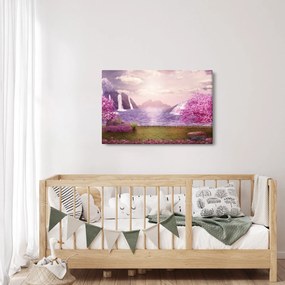 Tó képe (90x60 cm)
