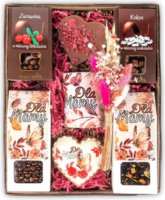 Nagy Ajándék Anyák Napjára – Anyák Napi Kávé Bögre Virág Csokoládé box