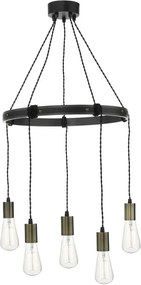Dar Lighting IVAN IVA0531 FĂŒggĆlĂĄmpa 5x60W/E27 IP20