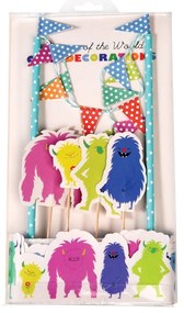 Monsters Of The World tortadíszítő készlet - Rex London