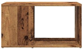 antik hatású szerelt fa TV-szekrény 60 x 24 x 32 cm