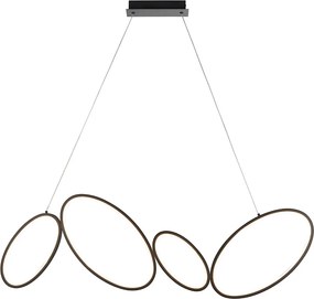 Endon OVALS 97628 Függőlámpa 4x10.75W/LED 3000K 1950LM IP20