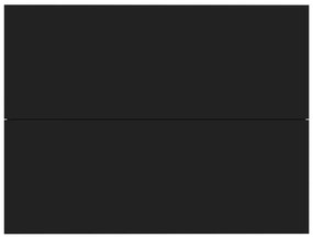 Fekete szerelt fa éjjeliszekrény 40 x 30 x 30 cm