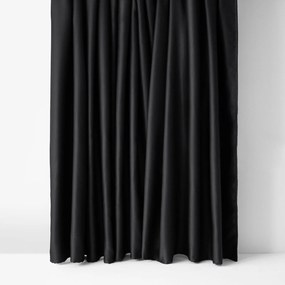 Goldea sötétítő függöny blackout szatén fényű - fekete színű 270x180 cm
