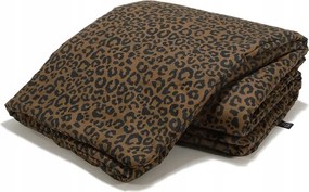 Leopard Choco Pamut paplan XL 150x200cm by Magda Lamparska La Millou