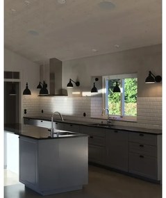 ByRydens 4300120-4007 - Fali lámpa BAZÁR MINI 1xE27/5W/230V fekete