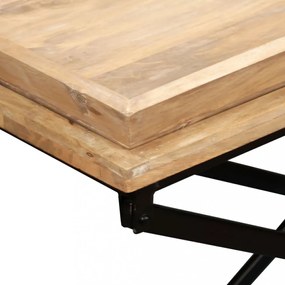 tömör mangófa dohányzóasztal 110 x 55 x 42 cm