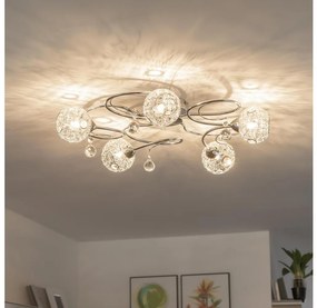 Eglo 32103 - LED felületre szerelt csillár VELAGO 5xG9/33W/230V fényes króm