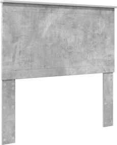 vidaXL Fejtámla fejtámlával Beton Szürke 100 cm Faanyag