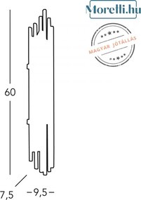 Fali Lámpa Arany ONTARIO AUSTROLUX 0342-63-3