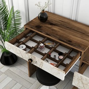 Lizbon 552 - Walnut, White