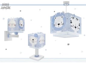 Dalber 63111T - Gyermeklámpa JUNGLE 1xE14/8W/230V kék