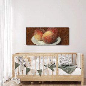 Kép - Henri Fantin-Latour, Three Peaches on a Plate, reprodukciók (120x50 cm)