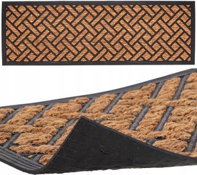 Lábtörlő Kókusz Gumi XL geometrikus mintás Nagy külső szőnyeg 120cm
