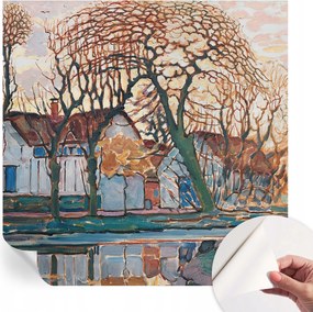 Fotótapéta Öntapadós Dekoratív tapéta Idilli tájkép 250x250 cm