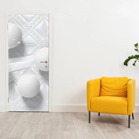Fotótapéta ajtóra - Absztrakt gömbök (95x205cm)