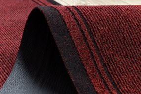 Lábtörlő csúszásgátló Malaga piros Univerzális Csíkos 80x470 cm