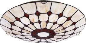 Rabalux beltéri mennyezeti lámpa e27 2x60w bronz/többszínű marvel