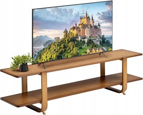 HollyHOME rtv asztal bambusz 7252