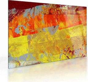 Absztrakció kép - festmény (üvegen) (70x50 cm)