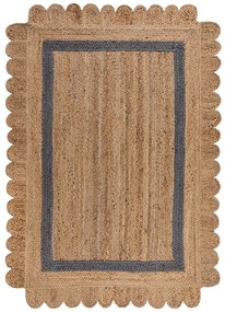 Szürke-natúr színű kézi szövésű juta szőnyeg 120x170 cm Grace Grey – Flair Rugs