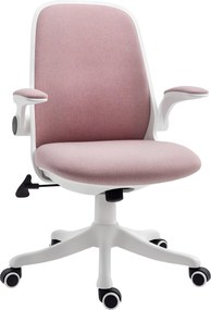 Vinsetto Forgós Irodai Szék Fekvő Funkcióval, Magasságában Állítható Kartámaszokkal, 120 kg Teherbírás, Irodába vagy Hálószobába, 62.5x60x94-104 cm Ró