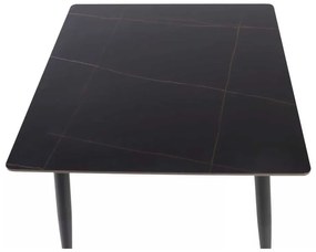 Rion étkezőasztal 160 x 90 cm, fekete
