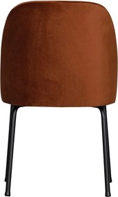 Téglavörös bársony étkezőszék szett 2 db-os Vogue – WOOOD