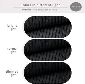 Antracitszürke ágyneműtartós boxspring ágy 200x200 cm Fresco – Maison de Rêve